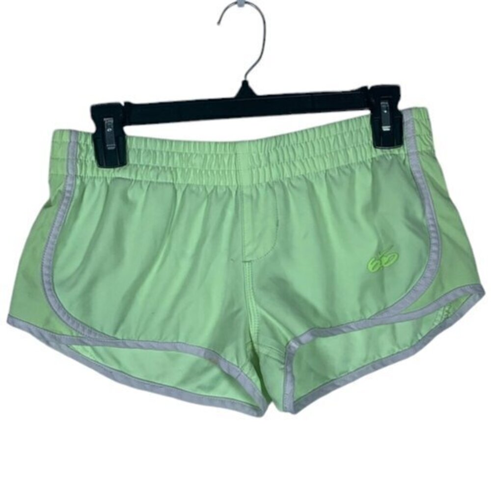 Nike 6.0 Lime Green Short Shorts Running Gym Activewear Size Small EUC #6197